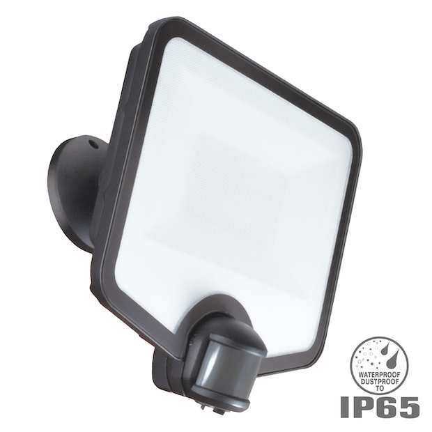 Product image with badge: waterproof and dustproof to IP65