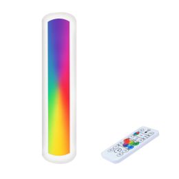 9-in Battery-Operated RGBW LED Bar with Remote - White, BO1307-RGB-09LF1