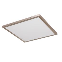 Smart LED Flat Panel 24-in Traditional Ceiling Light with Brushed Nickel Frame, FP1247-AL5-24LFW