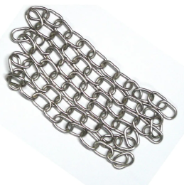 48-in Metal Pendant Light Pull Chain - Nickel, CHAIN-NK, 328662
