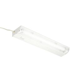 12-in T5 Fluorescent Direct Wire or Plug-in Under Cabinet Light - White, UC1046-WH1-12T51