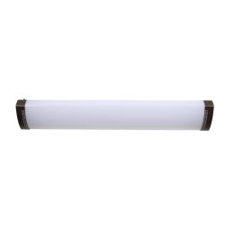 Shelli 46-in LED Linear Decorative Flush Mount Light - Matte Black, LF1281-BLK-46LFC