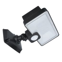130-Degree 500-Lumen Battery-Operated Integrated LED Motion-Activated Flood Light, SE1289-BRS-02LF5