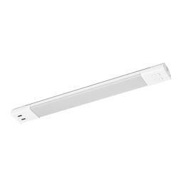 18-in 5CCT LED Plug-In Under Cabinet Dimmable Bar with USB Ports, UC1270-WHG-18LFC