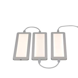 3-Pack LED Flat Linking Plug-In Light Bar Set, UC1271-WH1-09LF3